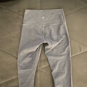 RARE Lululemon Wonder Under High-Rise Snow Washed Leggings